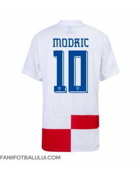 Croația Luka Modric #10 Tricou Fotbal Replică European 2024 Barbati Acasa